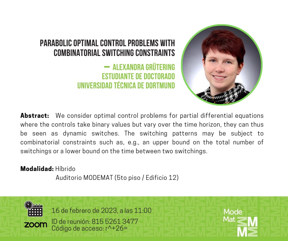 Parabolic optimal control problems with combinatorial switching constraints