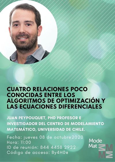Cuatro relaciones poco conocidas entre los algoritmos de optimización y las ecuaciones diferenciales