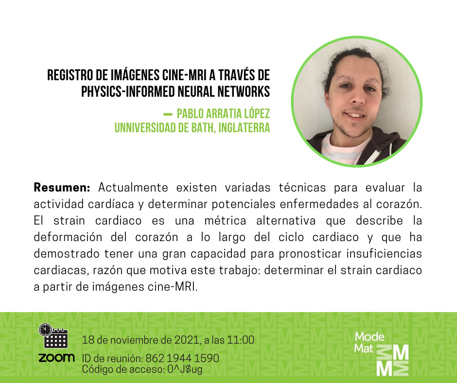 Registro de imágenes cine-MRI a través de Physics-Informed Neural Networks